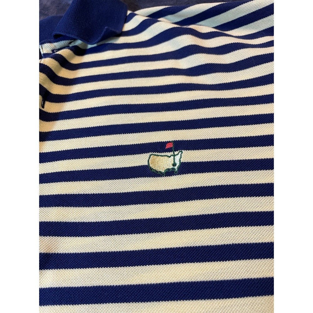 Masters Collection Men's Short Sleeve Striped Golf Polo Shirt Size Large‎ - Picture 6 of 7